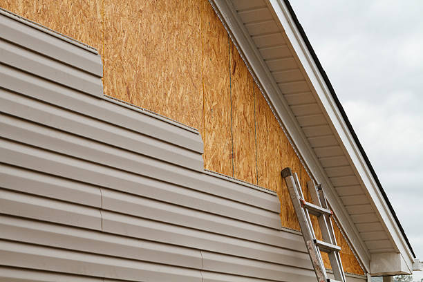 Professional Siding Repair technician working in La Grange, NC